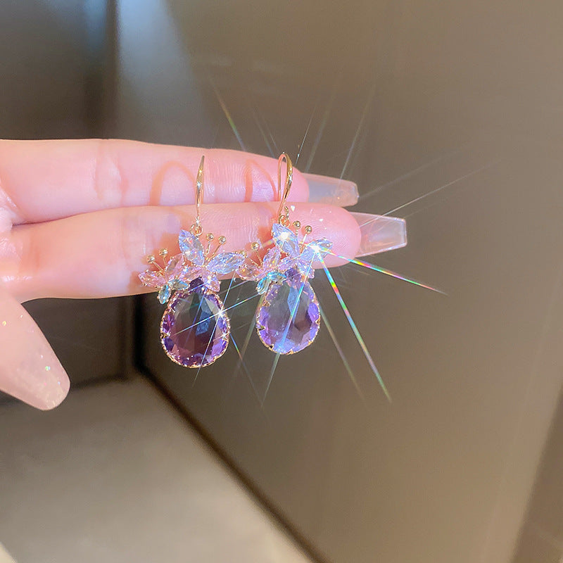 Simple Temperament Eardrops Light Luxury High-grade Earrings For Women