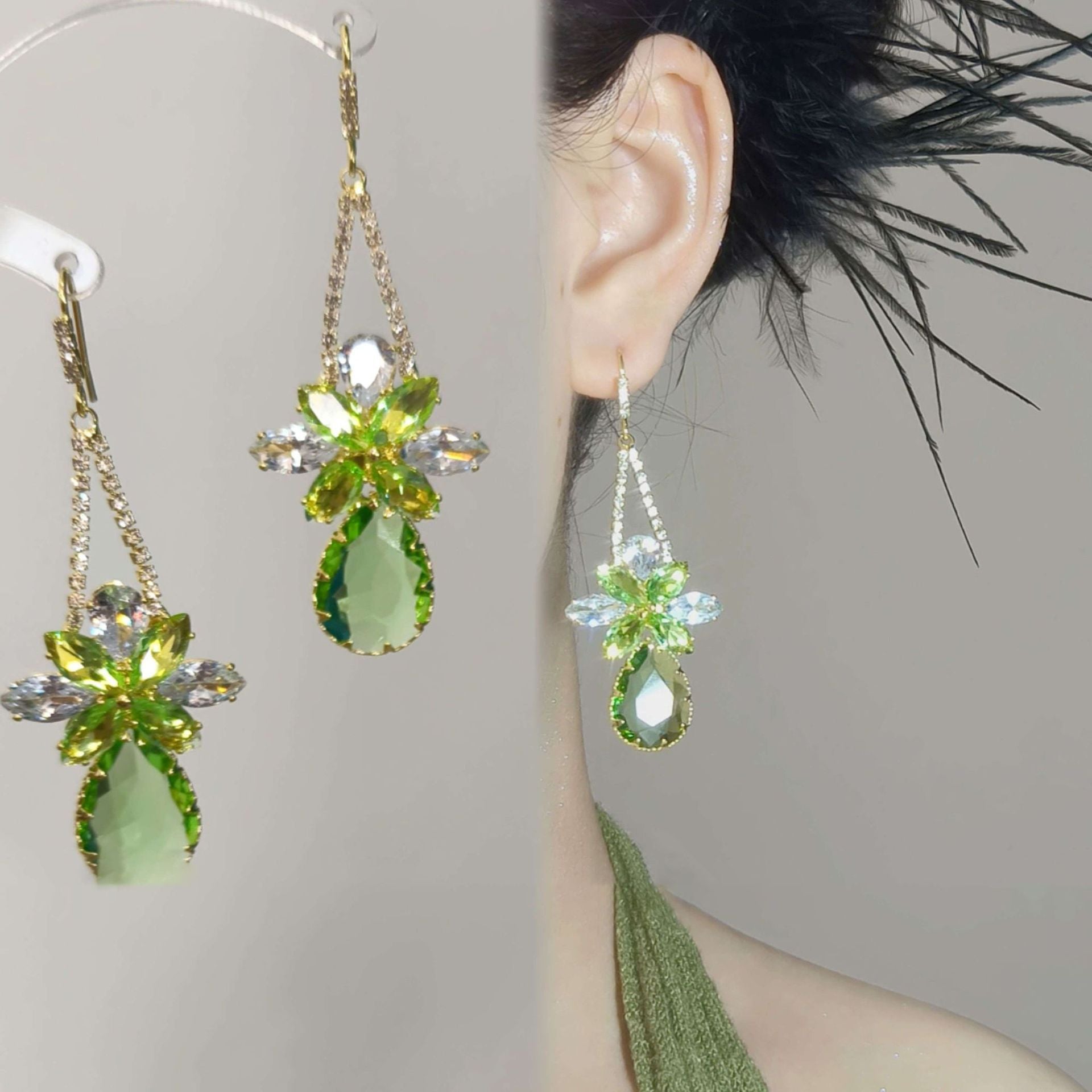 Simple Temperament Eardrops Light Luxury High-grade Earrings For Women