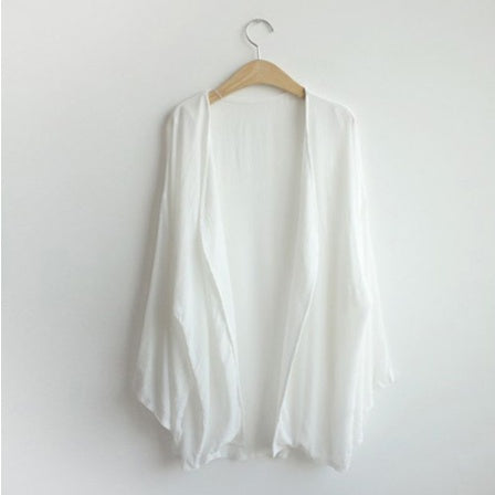 Woman Summer Chiffon 3/4 Flare Sleeves Swimsuit
