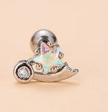 Star Diamond Stud Earrings