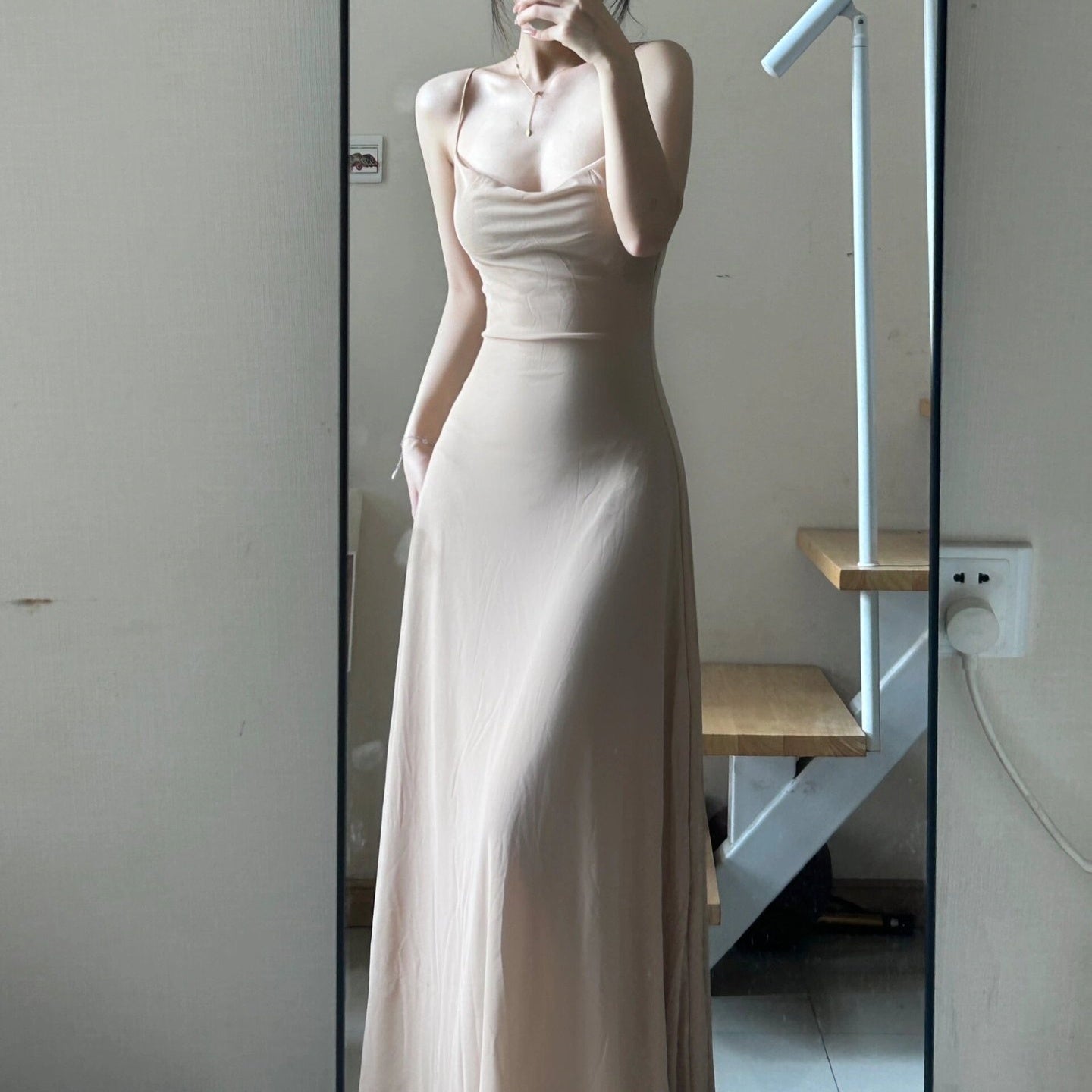 Summer Waist Slimming Elegant Adult Lady Like Woman Socialite French Dress