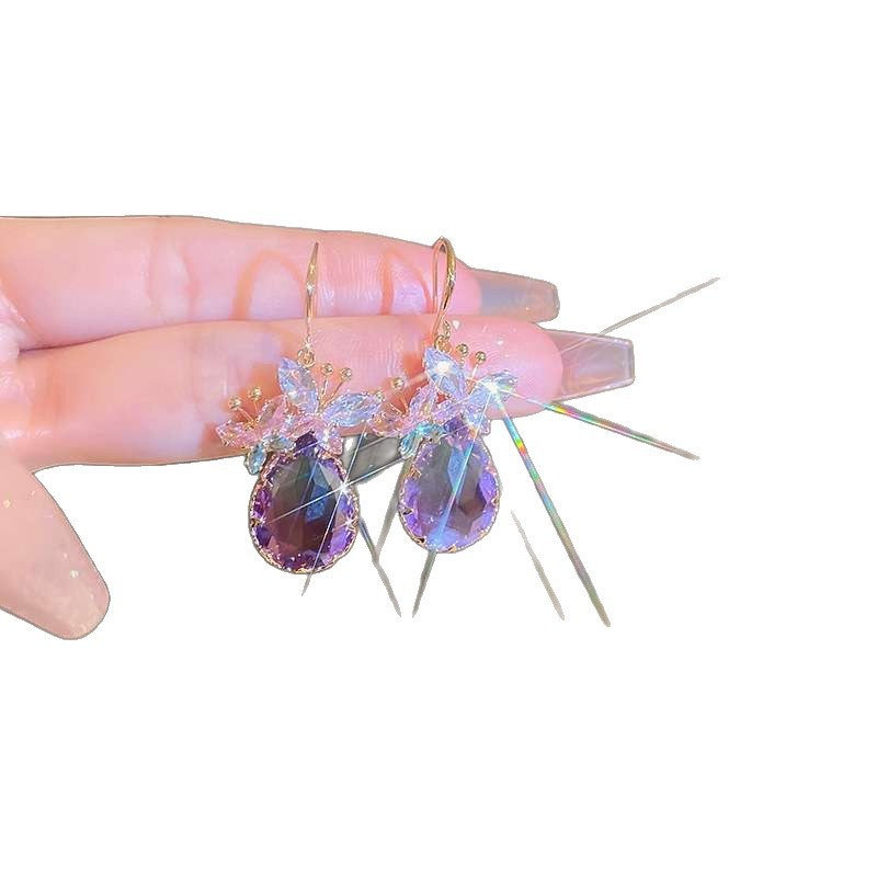 Simple Temperament Eardrops Light Luxury High-grade Earrings For Women