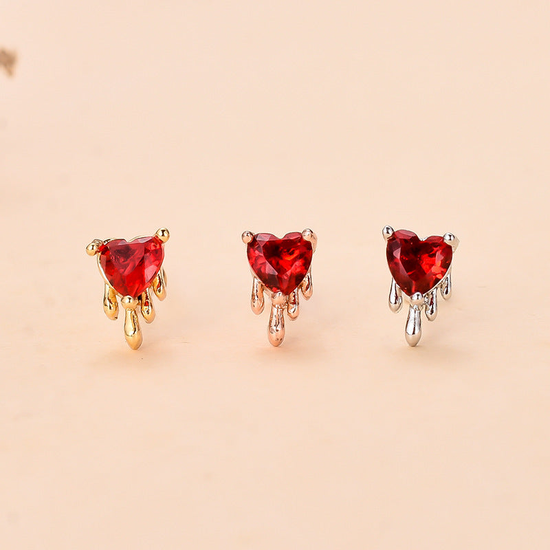Star Diamond Stud Earrings