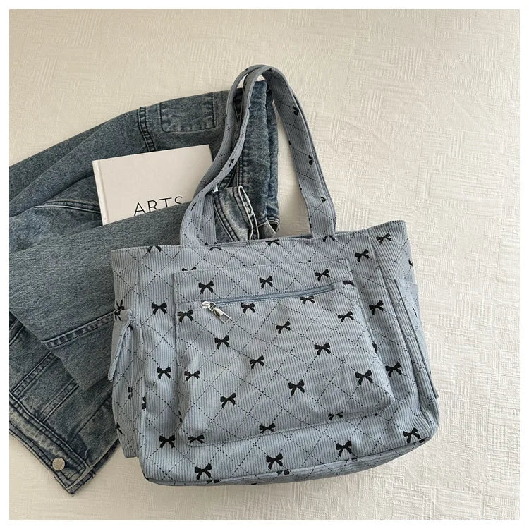 Bow Pattern Commuting Bag