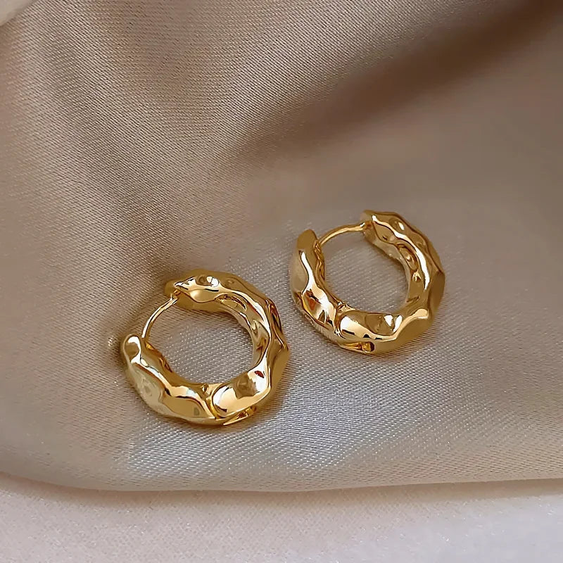 Silver Circle Earrings