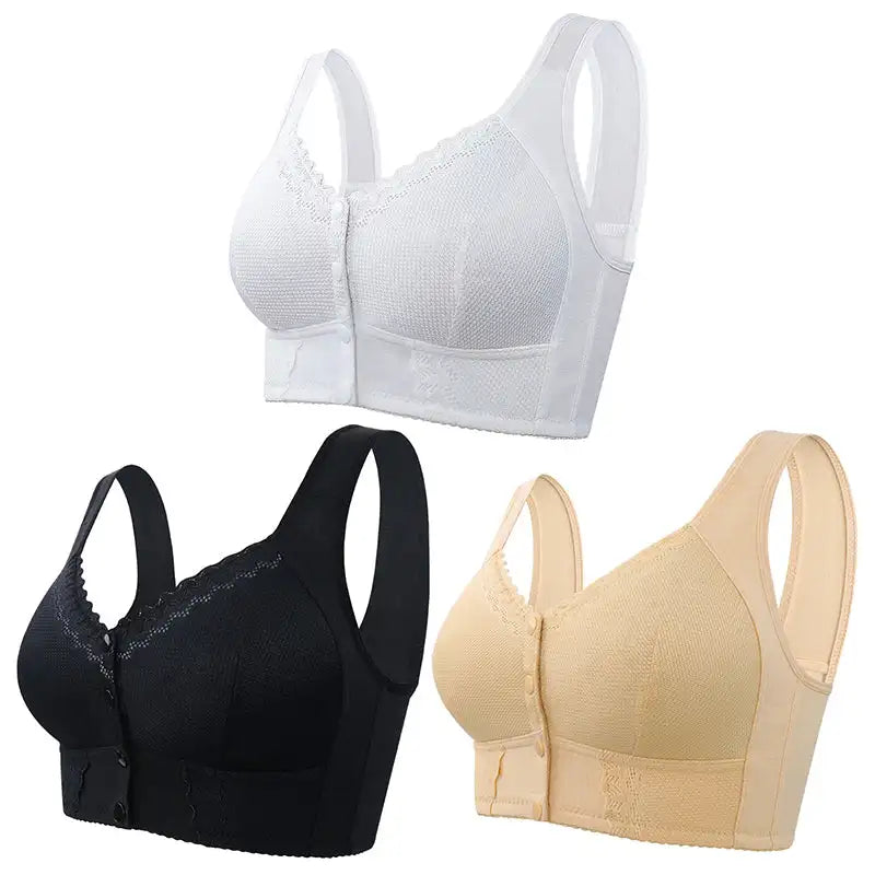 Closure Breathable Bra