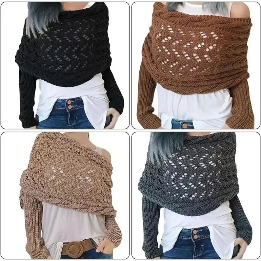 Women's Knitted Shawl Scarf
