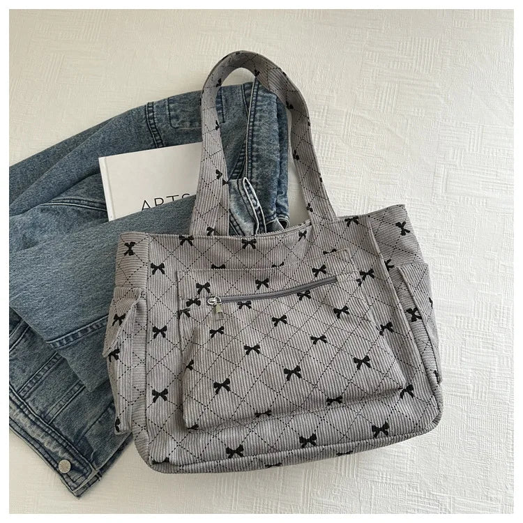 Bow Pattern Commuting Bag