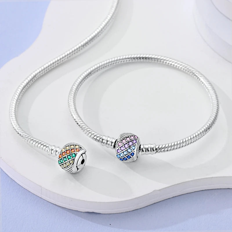Silver Snake Chain Heart