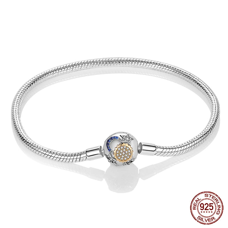 Silver Snake Chain Heart