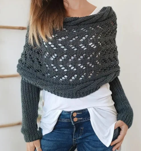 Women's Knitted Shawl Scarf