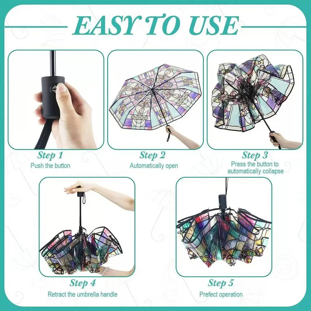 Stained Glass Umbrella