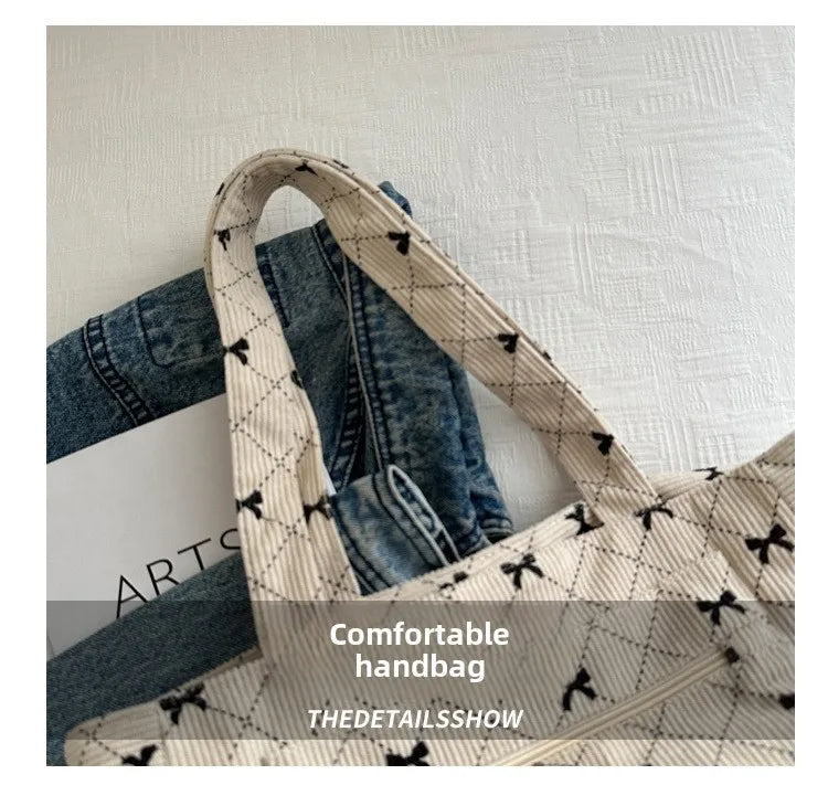 Bow Pattern Commuting Bag