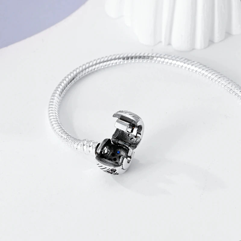 Silver Snake Chain Heart