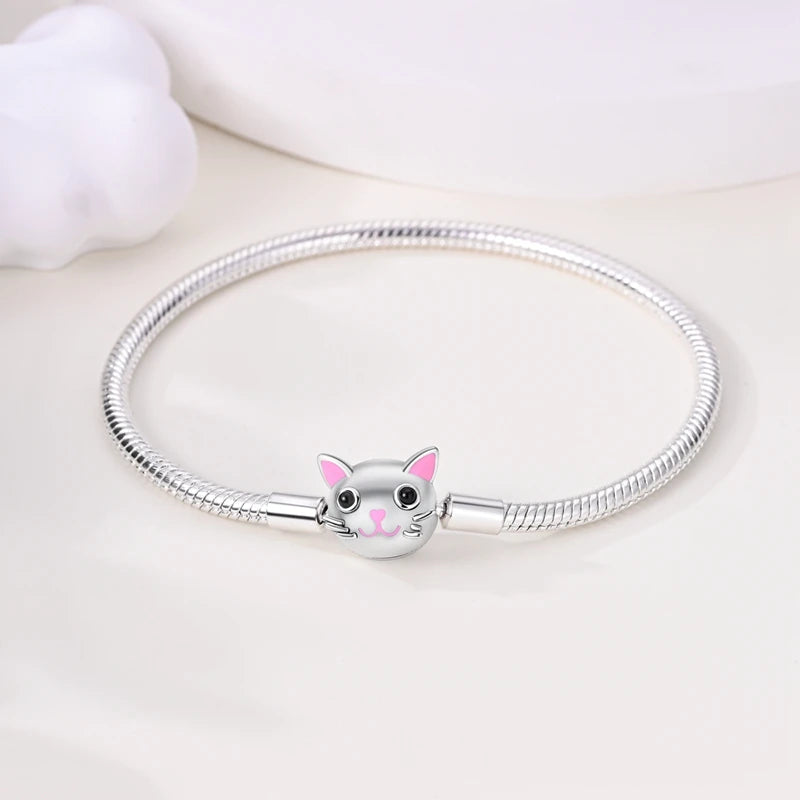 Silver Snake Chain Heart