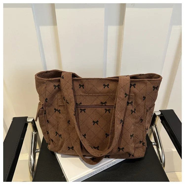Bow Pattern Commuting Bag