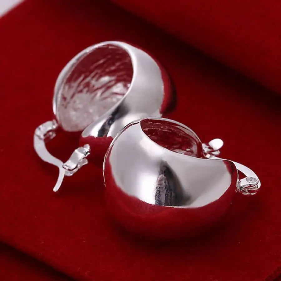 silver earrings wedding