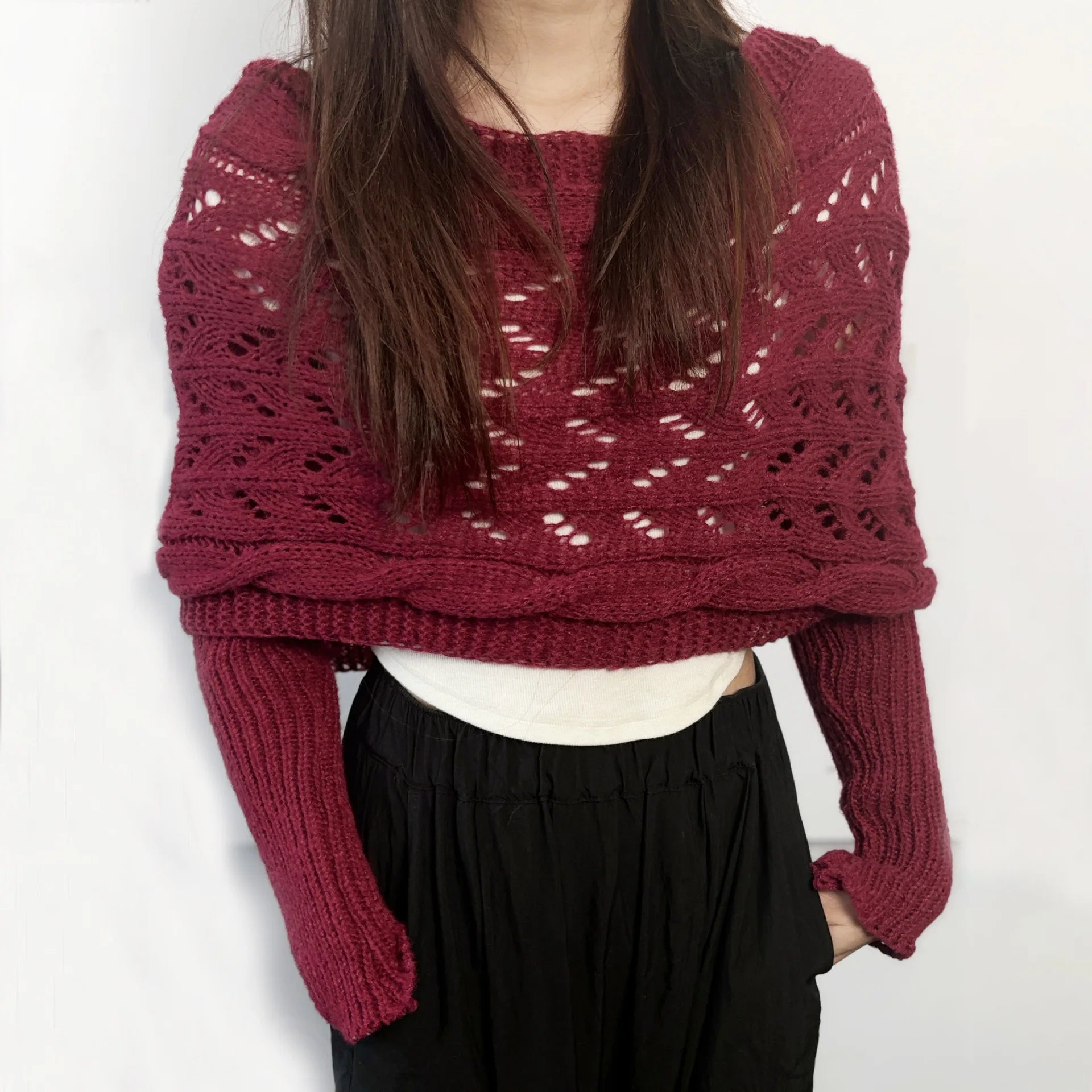 Women's Knitted Shawl Scarf
