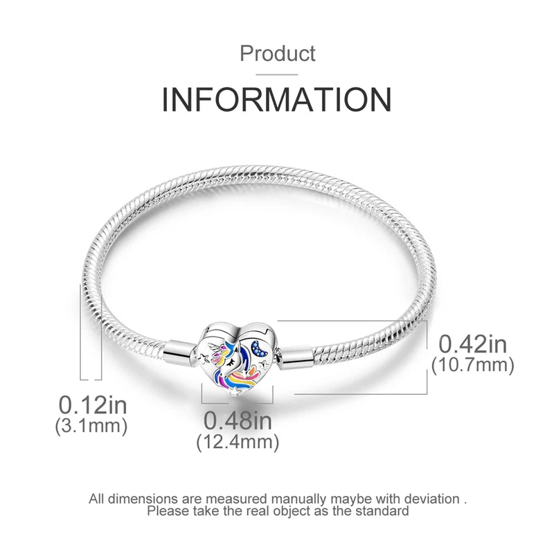 Silver Snake Chain Heart