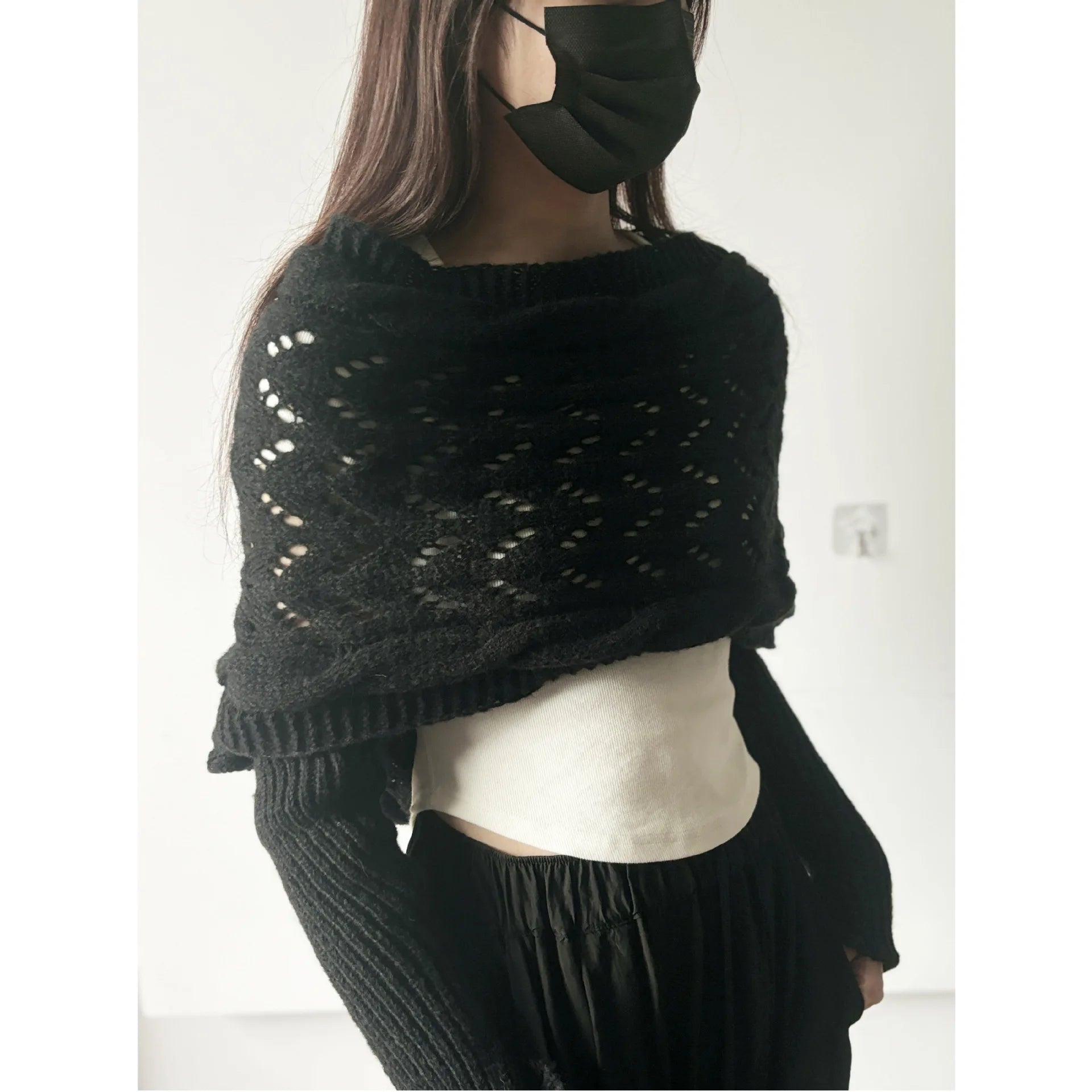 Women's Knitted Shawl Scarf