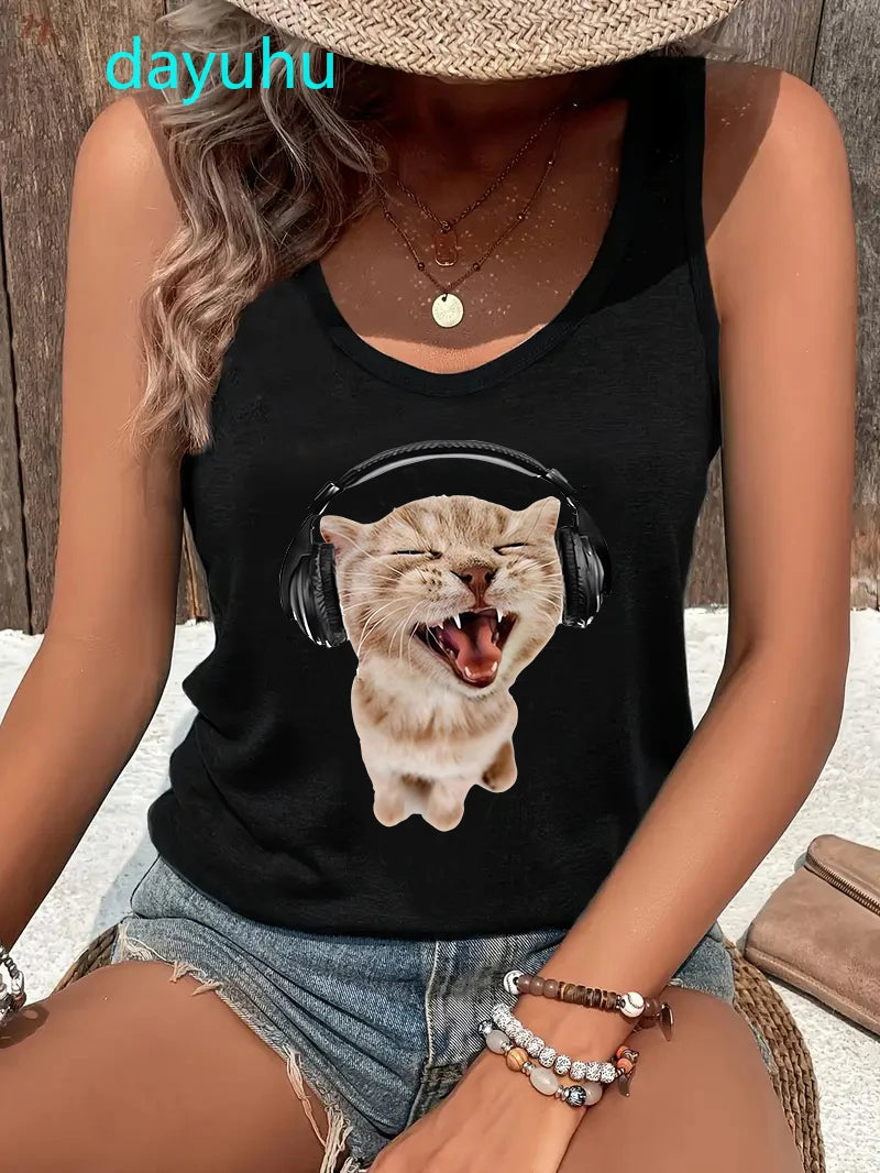 Summer White Print T-shirt