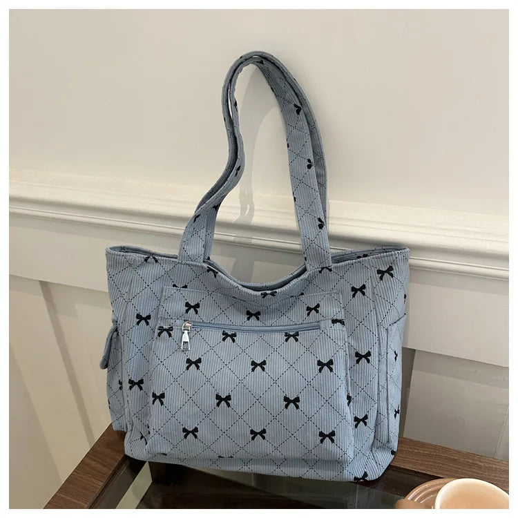 Bow Pattern Commuting Bag