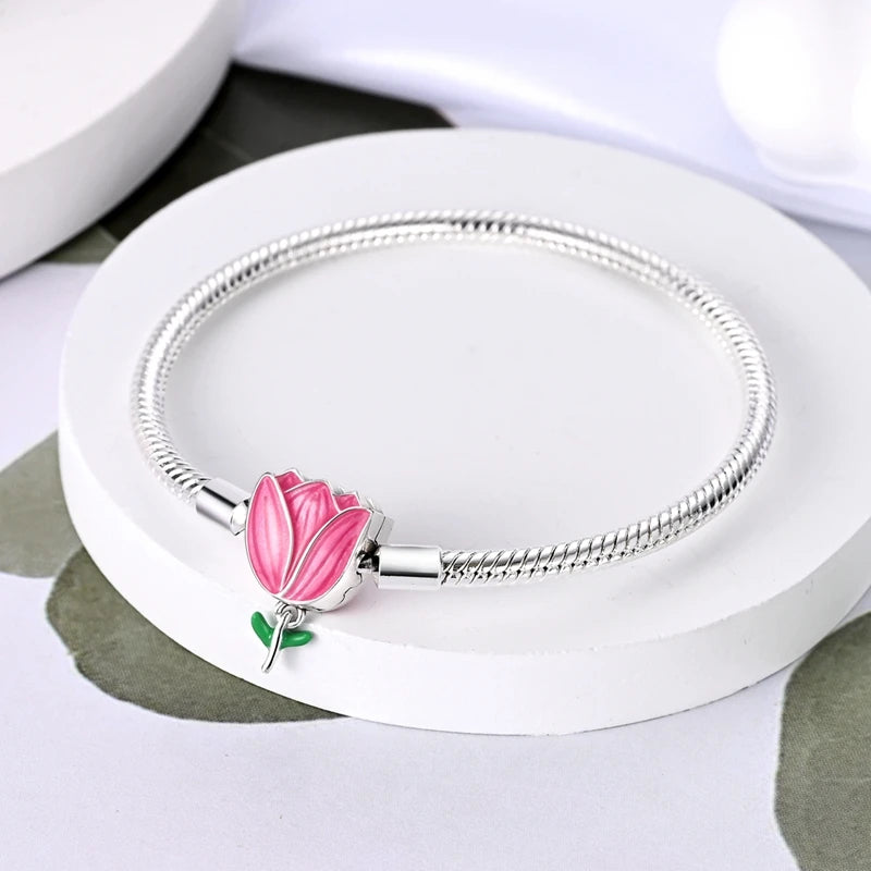 Silver Snake Chain Heart