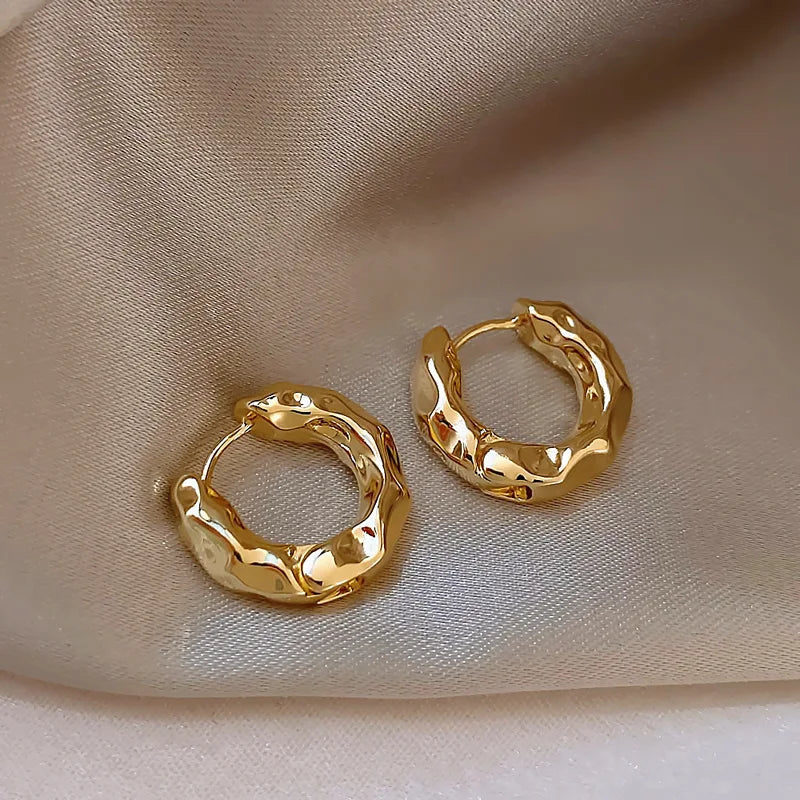 Silver Circle Earrings