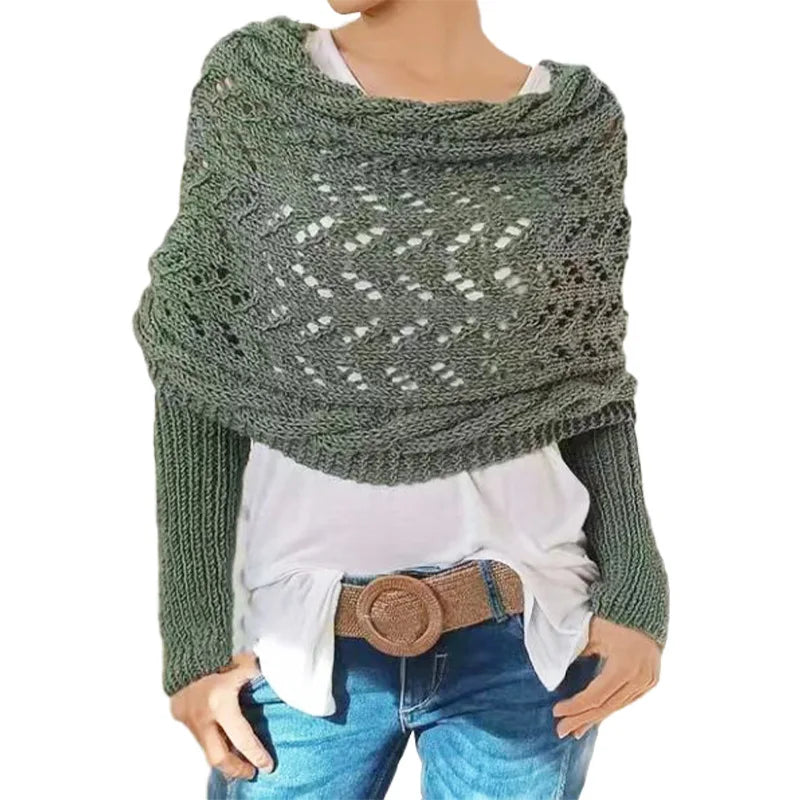 Women's Knitted Shawl Scarf