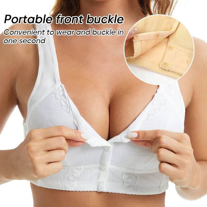 Closure Breathable Bra