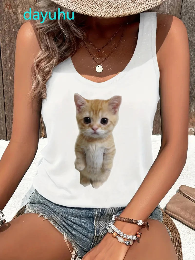 Summer White Print T-shirt