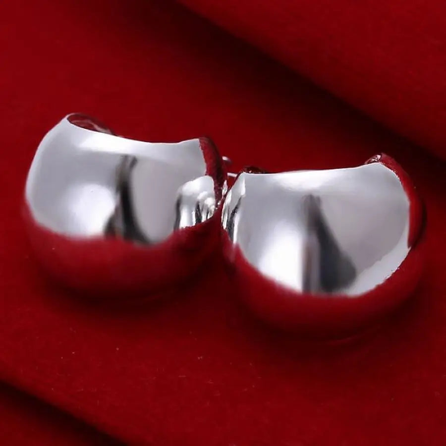 silver earrings wedding