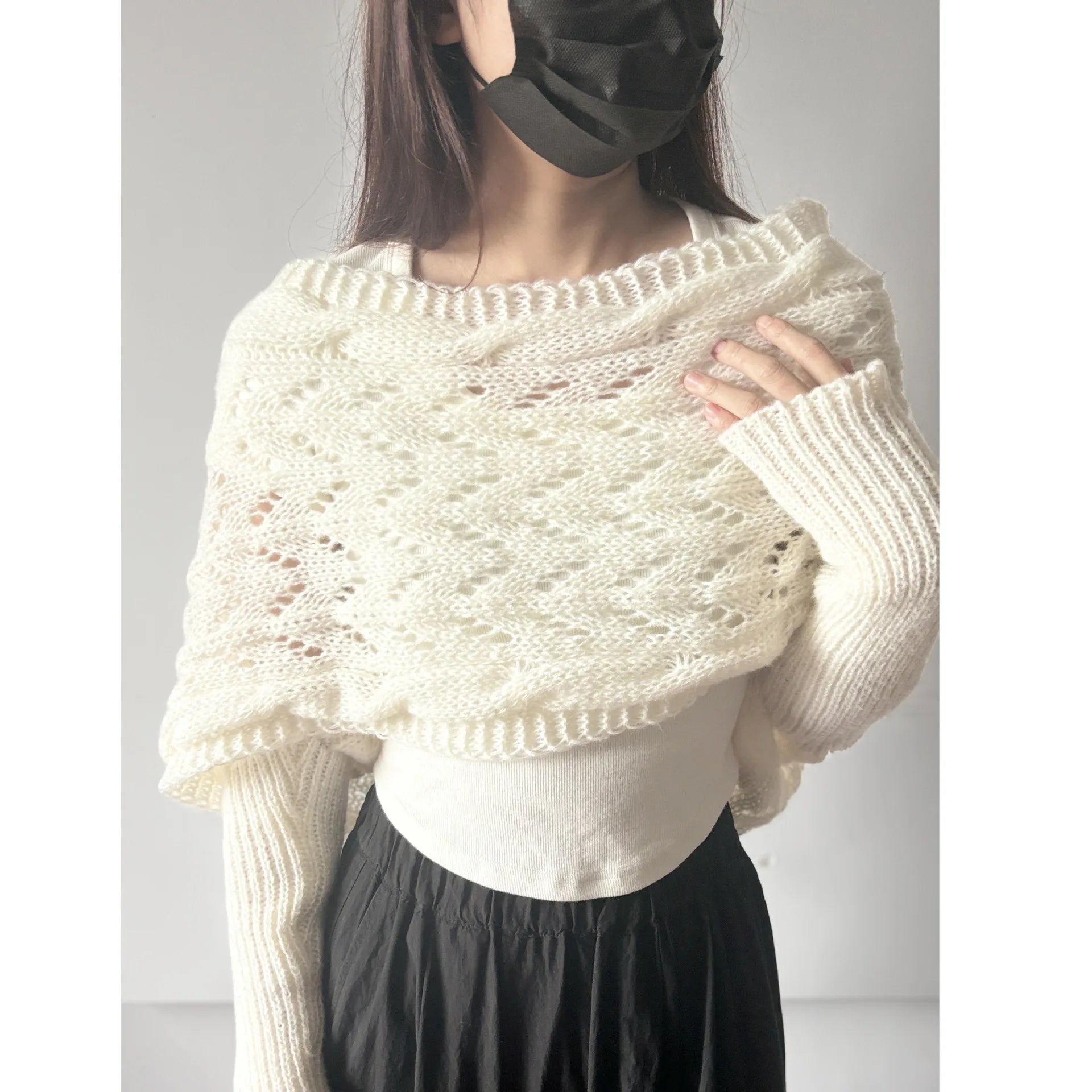 Women's Knitted Shawl Scarf