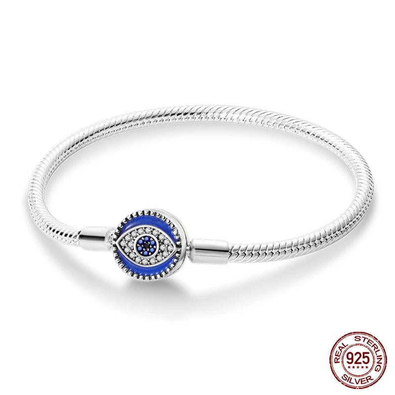 Silver Snake Chain Heart