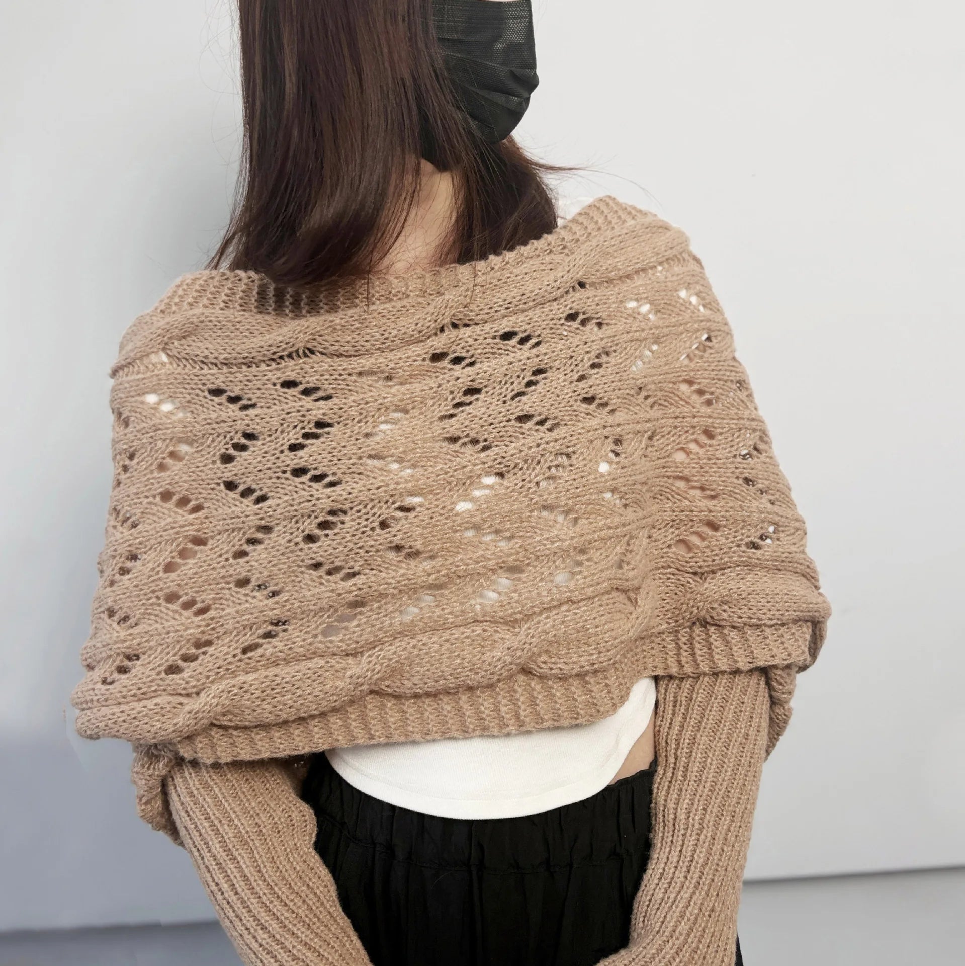 Women's Knitted Shawl Scarf