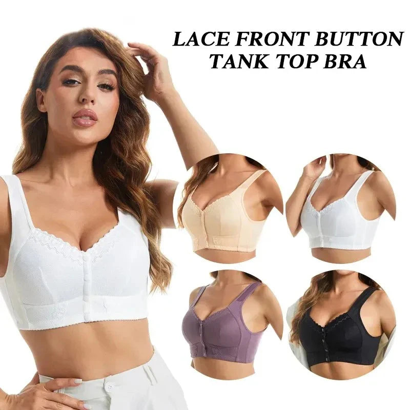 Closure Breathable Bra