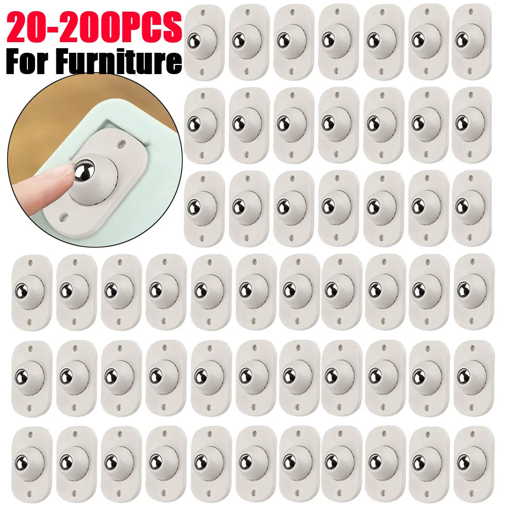 4-200PCS Self Adhesive Swivel Casters