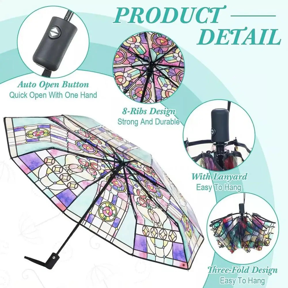 Stained Glass Umbrella