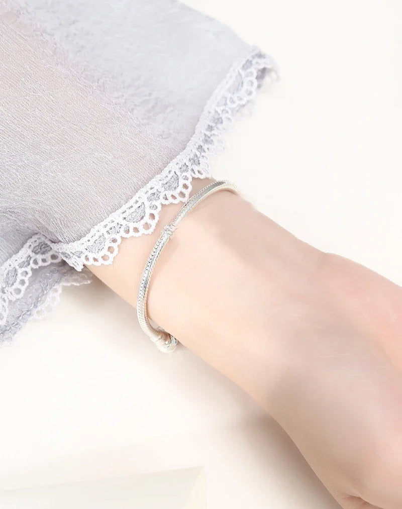 Silver Snake Chain Bracelets