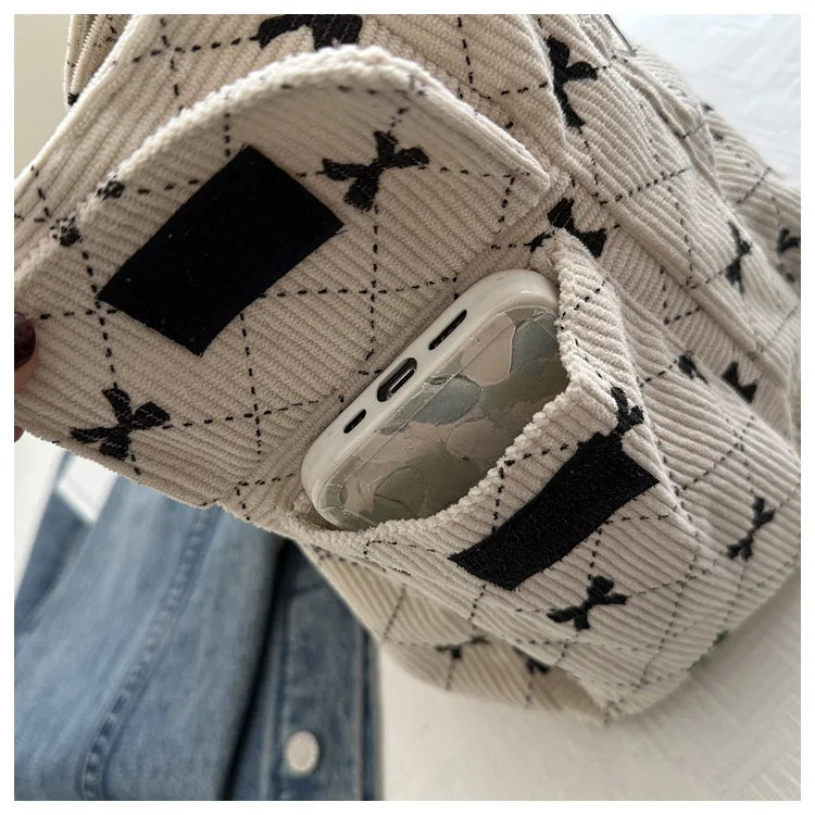 Bow Pattern Commuting Bag