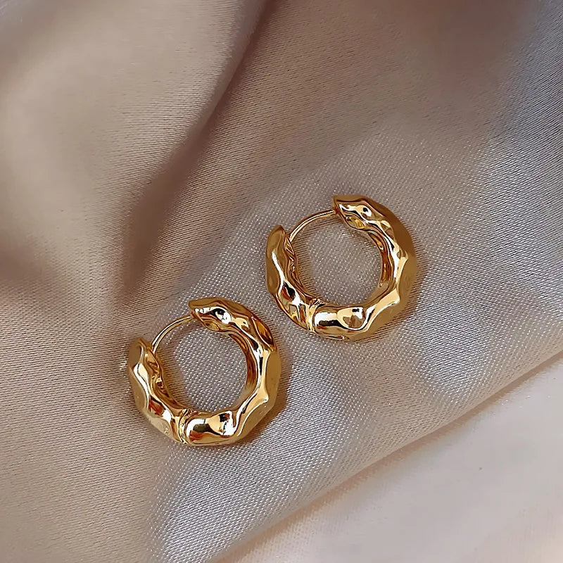 Silver Circle Earrings