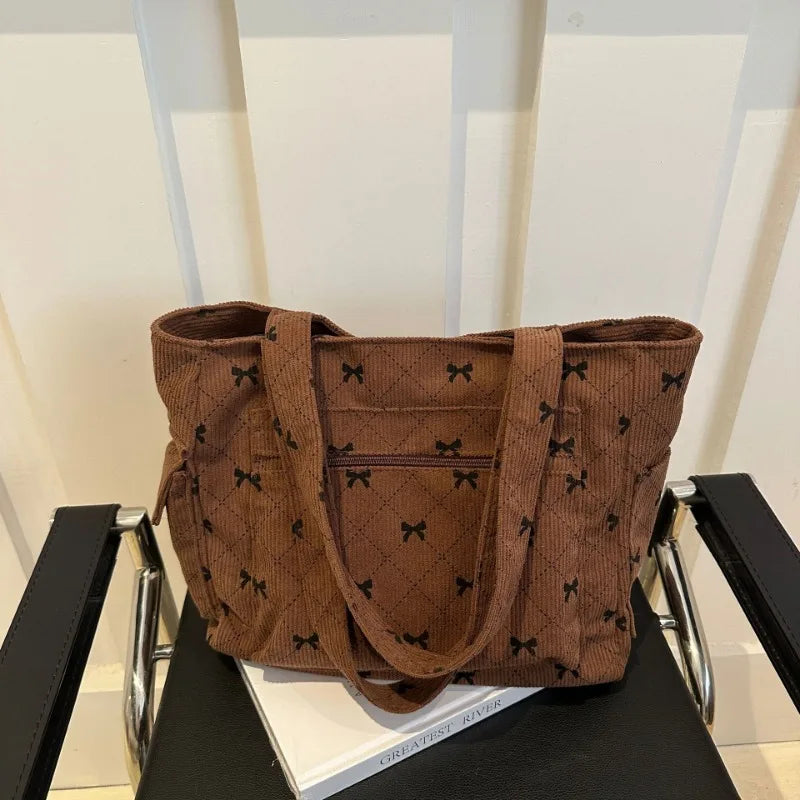 Bow Pattern Commuting Bag