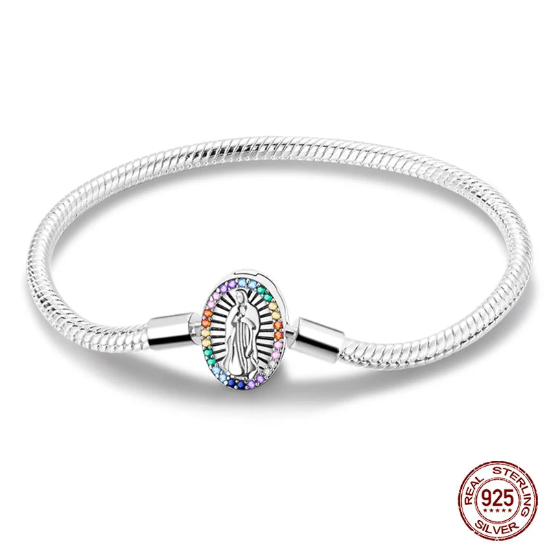 Silver Snake Chain Heart