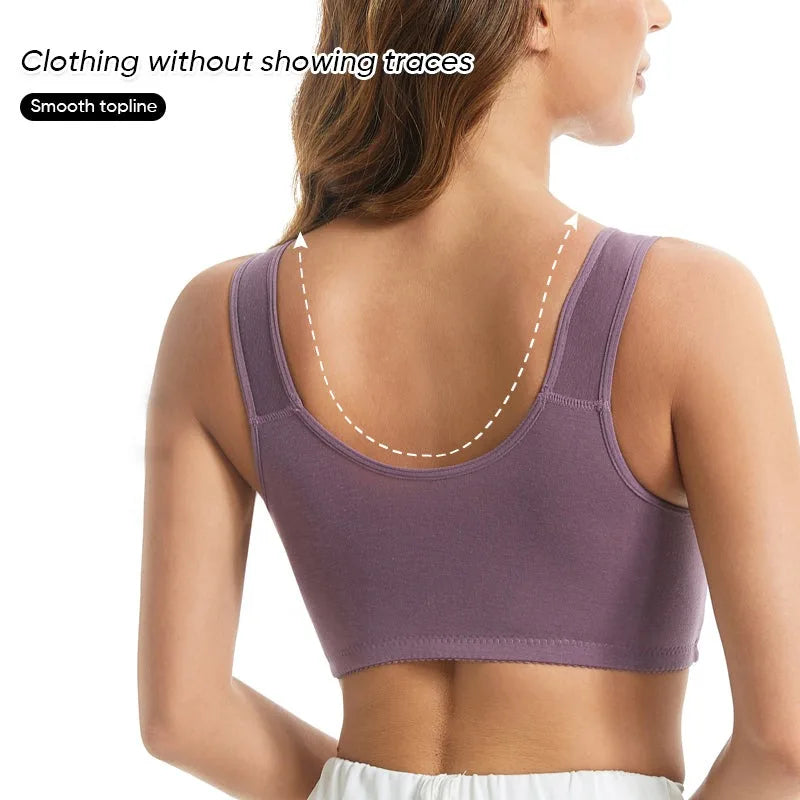 Closure Breathable Bra