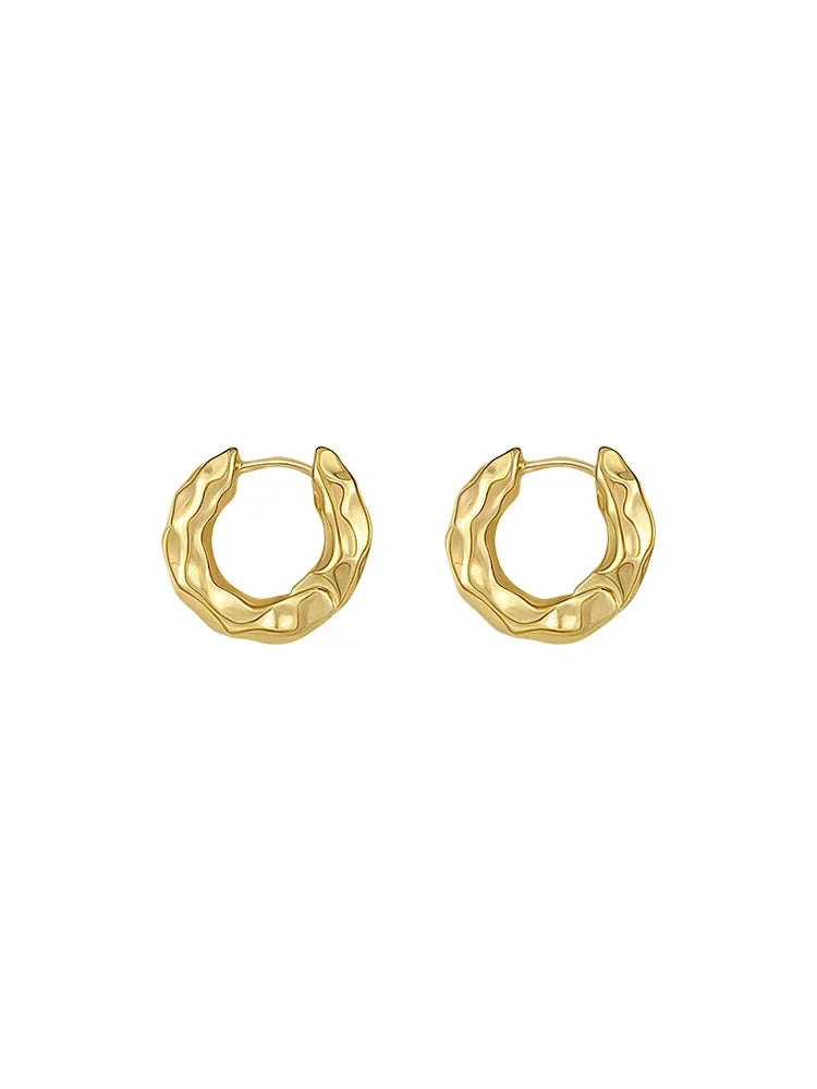 Silver Circle Earrings