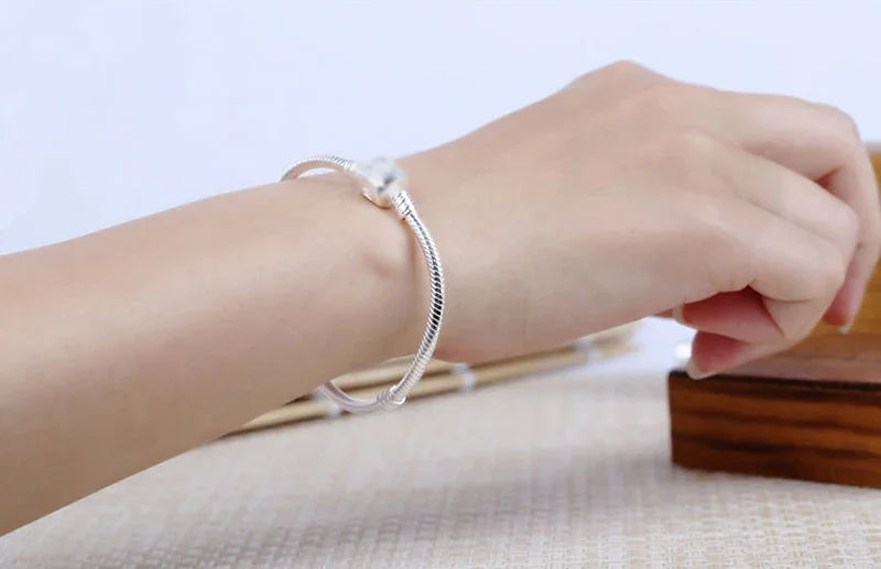 Silver Snake Chain Bracelets