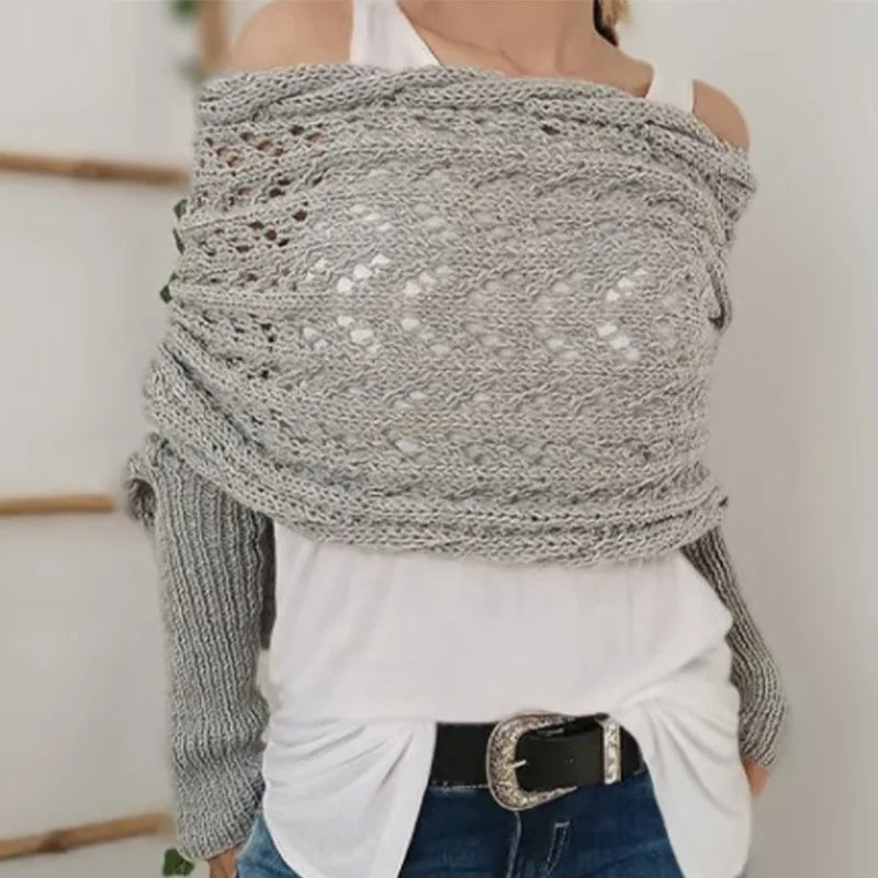 Women's Knitted Shawl Scarf