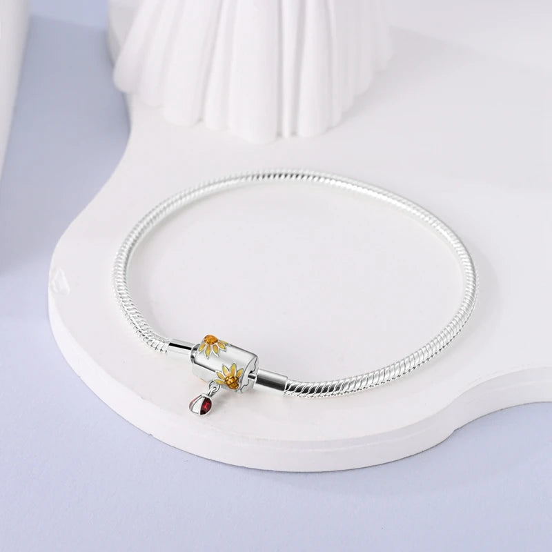 Silver Snake Chain Heart
