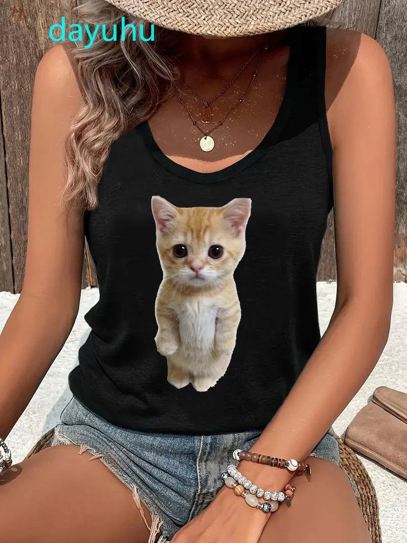 Summer White Print T-shirt