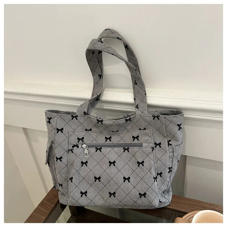 Bow Pattern Commuting Bag